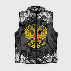 Женский жилет Российская Федерация, цвет: 3D-черный