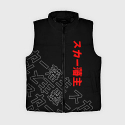 Женский жилет SCARLXRD JAPAN STYLE ИЕРОГЛИФЫ