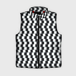 Женский жилет Шахматная Иллюзия Искажения
