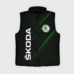 Женский жилет SKODA, ШКОДА, цвет: 3D-черный