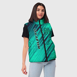 Женский жилет Нилетто Niletto лого, цвет: 3D-черный — фото 2