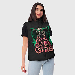 Женский жилет Кишка Тонка, цвет: 3D-черный — фото 2