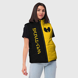 Женский жилет WU-TANG CLAN ЧЁРНО ЖЁЛТЫЙ, цвет: 3D-светло-серый — фото 2