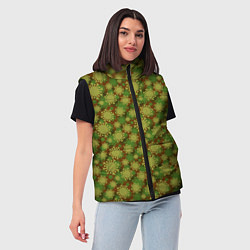 Женский жилет КоронаВирус камуфляж, цвет: 3D-красный — фото 2