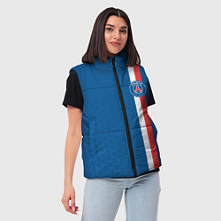 Женский жилет PSG SPORT STRIPES UNIFORM, цвет: 3D-черный — фото 2