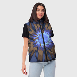 Женский жилет Василек Абстракция, цвет: 3D-красный — фото 2