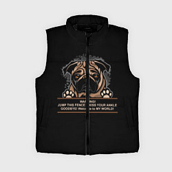 Женский жилет Собака Мопс