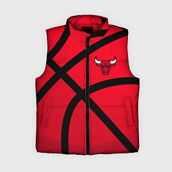 Женский жилет Чикаго Буллз Chicago Bulls NBA, цвет: 3D-красный