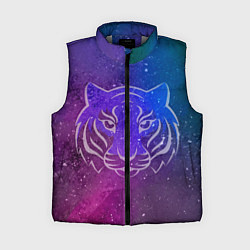 Женский жилет Космический тигр COSMO, цвет: 3D-светло-серый