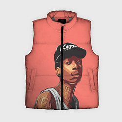 Женский жилет Wiz Khalifa Art, цвет: 3D-светло-серый