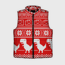 Женский жилет Вязаный принт