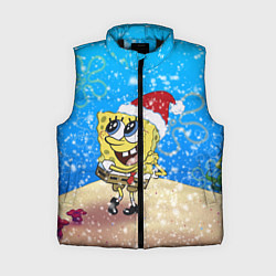 Женский жилет НОВОГОДНИЙ ГУБКА БОБ КВАДРАТНЫЕ ШТАНЫ