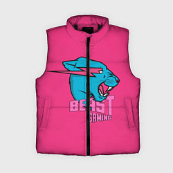 Женский жилет Mr Beast Gaming Full Print Pink edition