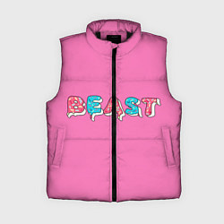 Женский жилет Mr Beast Donut Pink edition