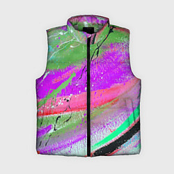 Женский жилет Красочный взрыв, цвет: 3D-светло-серый