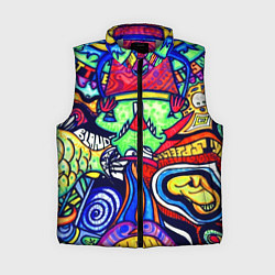 Женский жилет ПСИХОДЕЛЛА, цвет: 3D-светло-серый