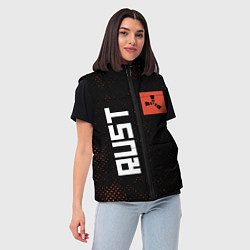 Женский жилет RUST - Гранж, цвет: 3D-светло-серый — фото 2