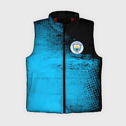 Женский жилет Manchester City голубая форма, цвет: 3D-красный