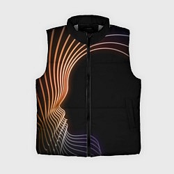 Женский жилет Геометрия Души, цвет: 3D-светло-серый