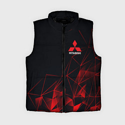 Женский жилет MITSUBISHI GEOMETRY RED SPORT JAPAN, цвет: 3D-черный