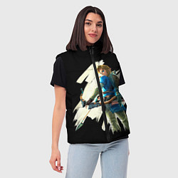 Женский жилет Линк с луком, цвет: 3D-черный — фото 2