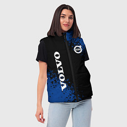 Женский жилет Volvo брызги, цвет: 3D-красный — фото 2