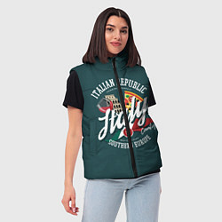 Женский жилет Italy Италия, цвет: 3D-светло-серый — фото 2