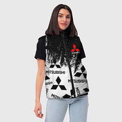 Женский жилет Mitsubishi black & white, цвет: 3D-черный — фото 2
