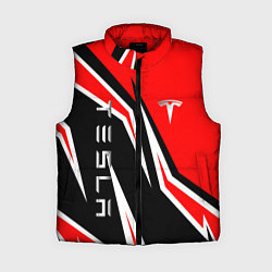 Женский жилет ТЕСЛА - КРАСНЫЙ СПОРТИВНЫЙ