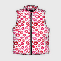 Женский жилет Поцелуи Губы