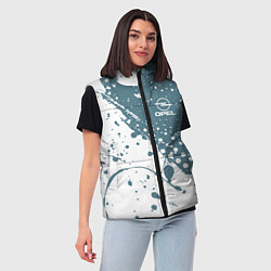 Женский жилет OPEL брызги, цвет: 3D-светло-серый — фото 2