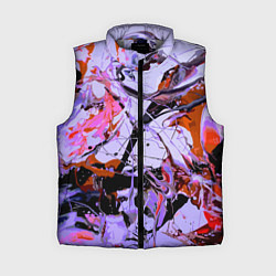 Женский жилет Color abstraction Pattern Vanguard, цвет: 3D-светло-серый