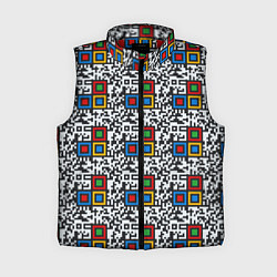 Женский жилет QR код - паттерн