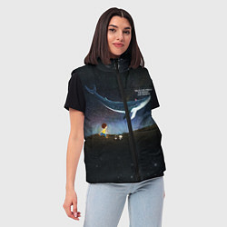 Женский жилет Твоя жизнь это не проблема, которую нужно решить,, цвет: 3D-черный — фото 2