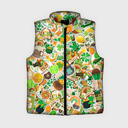 Женский жилет Стикербомбинг ко дню Св Патрика, цвет: 3D-красный