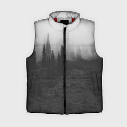Женский жилет Туманный лес - туман