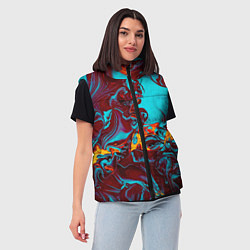 Женский жилет Каляка-маляка, цвет: 3D-черный — фото 2