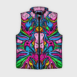 Женский жилет ОПТИЧЕСКАЯ ИЛЛЮЗИЯ СУЩЕСТВ, цвет: 3D-черный