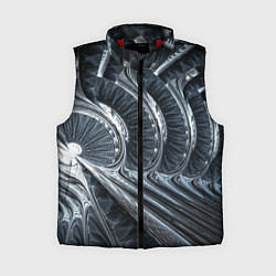 Женский жилет Фрактальный абстрактный паттерн Броня Fractal Abst
