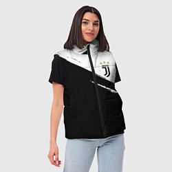 Женский жилет Juventus маленькое лого, цвет: 3D-светло-серый — фото 2