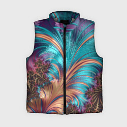 Женский жилет Floral composition Цветочная композиция, цвет: 3D-светло-серый