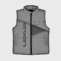 Женский жилет Lexus - серая абстракция