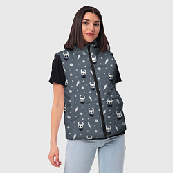 Женский жилет Рыцарь, Гео, Гвоздь Hollow Knight, цвет: 3D-светло-серый — фото 2