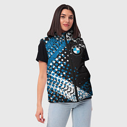 Женский жилет Bmw след шин, цвет: 3D-красный — фото 2