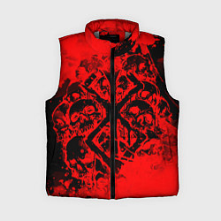 Женский жилет КЛЕЙМО ЖЕРВЫ И ЧЕРЕПА БЕРСЕРК