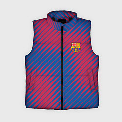 Женский жилет Fc barcelona барселона fc абстракция, цвет: 3D-черный