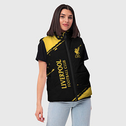 Женский жилет Liverpool fc ливерпуль фс, цвет: 3D-красный — фото 2