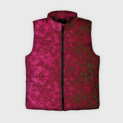 Женский жилет Мраморная красная текстура камня red marble