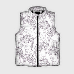 Женский жилет Узор Рисунок статуи Давида Микеланджело