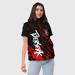 Женский жилет БЕРСЕРК : Белое клеймо жертвы, цвет: 3D-красный — фото 2